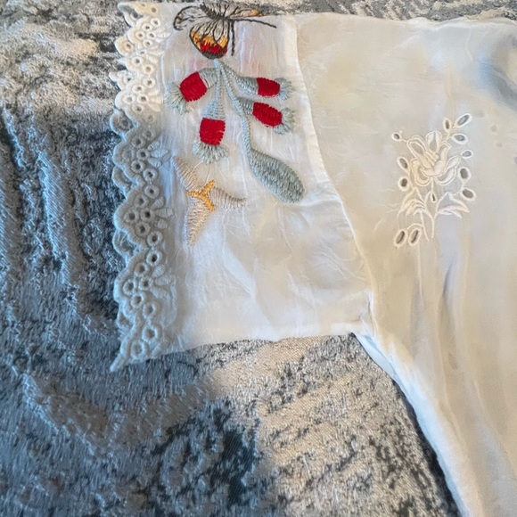 Johnnie Was Women’s Ecru color Top - Picture 7 of 8